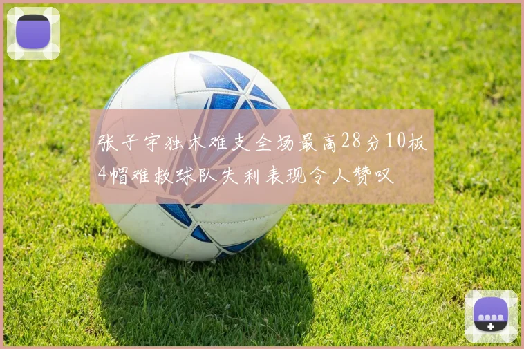 张子宇独木难支全场最高28分10板4帽难救球队失利表现令人赞叹