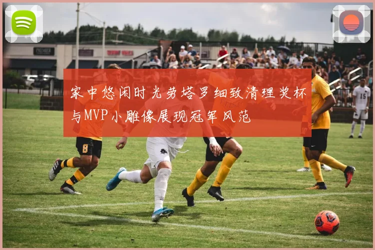 家中悠闲时光劳塔罗细致清理奖杯与MVP小雕像展现冠军风范